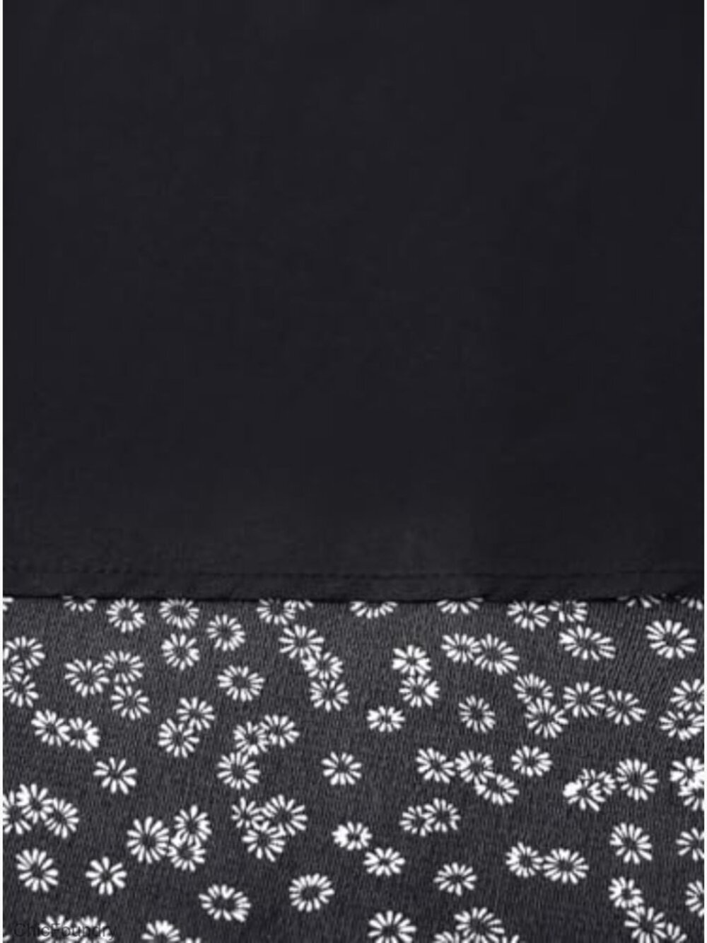 Boho Floral Maxi Skirt with Side Slit High Waisted Lightweight Polyester Blend - Picture 6 of 7